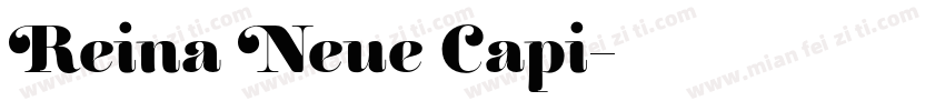 Reina Neue Capi字体转换